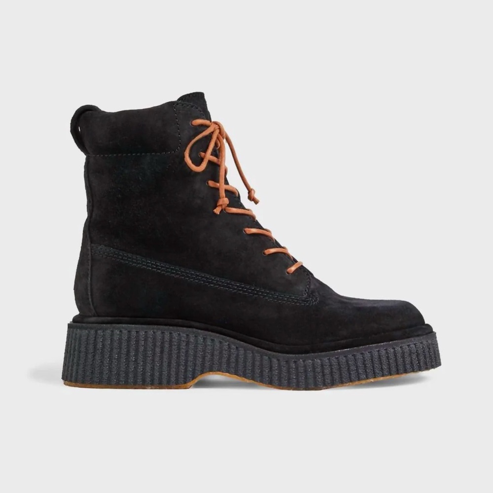RAG & BONE Women's Sloane Suede Combat Boots/Black/ Size 7/Excellent condition/
